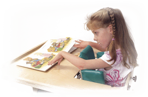 Bolster chair with chest support, model B3CCS